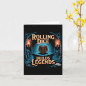 Role Playing Gamer Rpg Master D20 Tabletop Funny R Kaart (Gele Bloem)