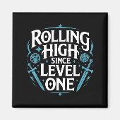 Role Playing Gamer Rpg Master D20 Tabletop Funny R Magneet (Voorkant)