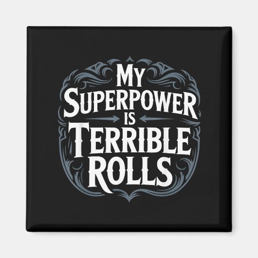 Role Playing Gamer Rpg Master D20 Tabletop Funny R Magneet (Voorkant)