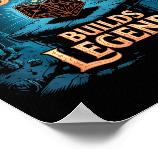 Role Playing Gamer Rpg Master D20 Tabletop Funny R Poster (Hoek)