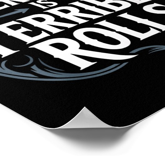 Role Playing Gamer Rpg Master D20 Tabletop Funny R Poster (Hoek)