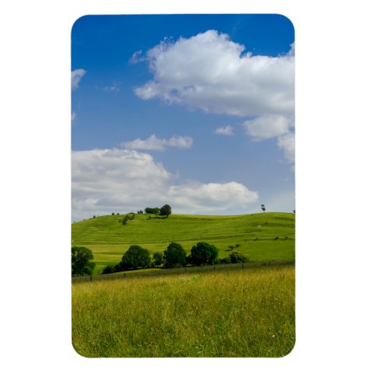 Rolend zomerlandschap magneet (Verticaal)