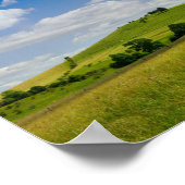 Rolend zomerlandschap poster (Hoek)