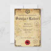  Roleplay Gamer Fantasy Wedding Kaart (Voorkant)