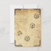  Roleplay Gamer Fantasy Wedding Kaart (Achterkant)