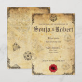  Roleplay Gamer Fantasy Wedding Kaart (Voorkant / Achterkant)