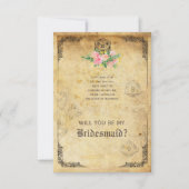 Roleplay Gamer Wil je mijn bruidsmeisje zijn? Kaart (Voorkant)