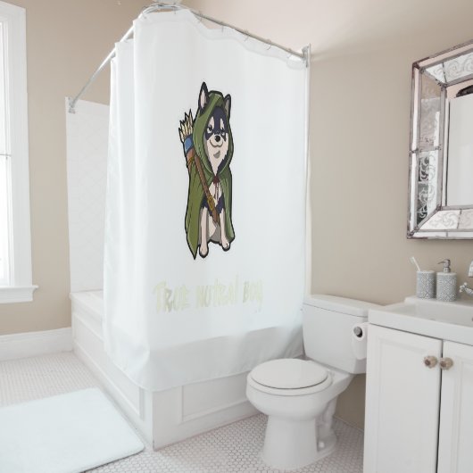 Roleplaying True Neutral Alignment Fantasy Douchegordijn (In situ)