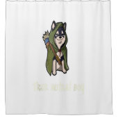 Roleplaying True Neutral Alignment Fantasy Douchegordijn (Voorkant)