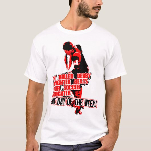 Roler Derby Black T-shirt (Voorkant)