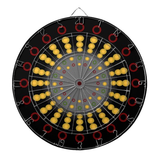 Rolette Wheel Room Darts Players Cadeaus Dartbord (Voorkant)