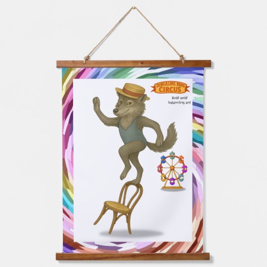 Rolf & Petra balancing act Hangend Wandkleed (Voorkant 2)