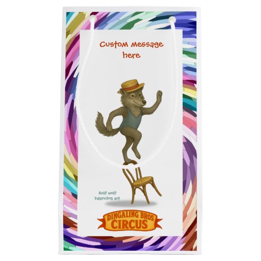 Rolf wolf balancing act klein cadeauzakje (Voorkant)