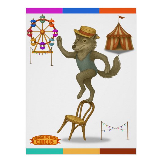 Rolf wolf balancing act perfect poster (Voorkant)