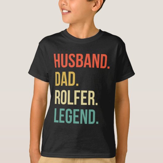 Rolfer Dad Husband Vaderdag Rolfer T-shirt (Voorkant)