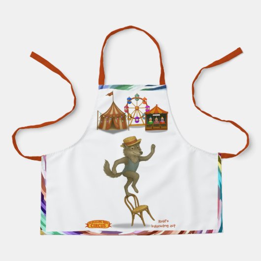 Rolf's balancing act schort (Voorkant)