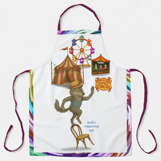 Rolf's balancing act schort (Voorkant)