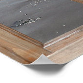 Rolgolven op het Uitzicht van de Beach van een Ven Poster (Hoek)