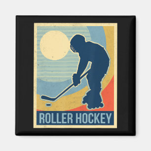 Rolhockey vintage magneet