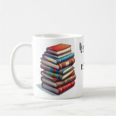 Rolig mugg till bokälskare koffiemok (Links)