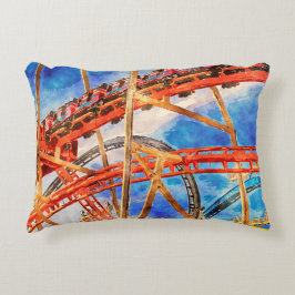 Rolkussen van onderzetter accent kussen