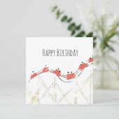 Rolkustwacht Hand Drawn Birthday (Staand voorkant)