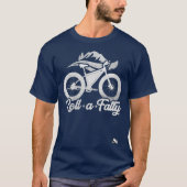 Roll a Fatty Fat Tire Bike Bike Premium T-shirt (Voorkant)