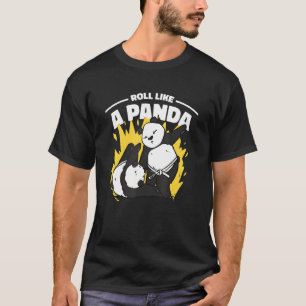 Roll als een Panda Bjj Grappling Jiu Jitsu Panda T-shirt