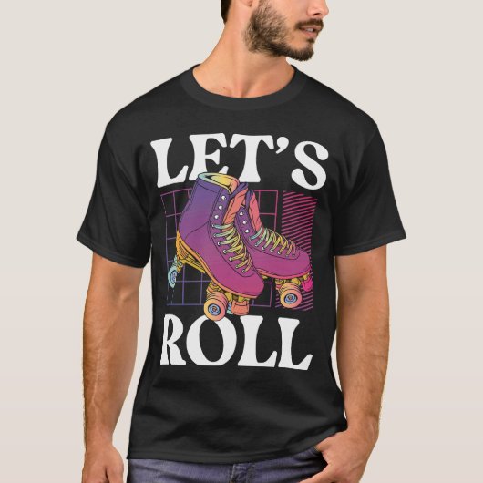 Roll Backprint Roller Skating T-shirt (Voorkant)