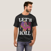 Roll Backprint Roller Skating T-shirt (Voorkant volledig)
