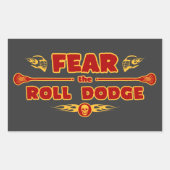 Roll Dodge Rechthoekige Sticker (Voorkant)