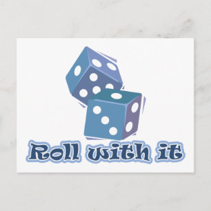 Roll ermee - Dice Games Briefkaart