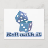 Roll ermee - Dice Games Briefkaart (Voorkant)