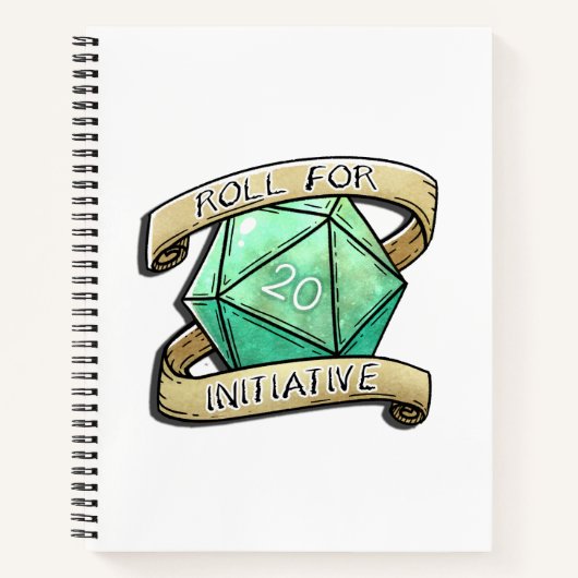 Roll for Initiative Notitieboek (Voorkant)