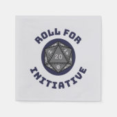 Roll for Initiative Party Napkins Servet (Voorkant)