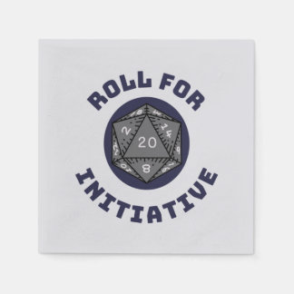 Roll for Initiative Party Napkins Servet