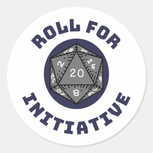 Roll for Initiative Sticker Sheets (Voorkant)