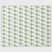 Roll Gift Wrap Papier Holly Jolly Print (Vlak)