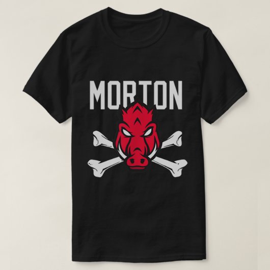 Roll Hogs Morton High Football Potters Crossbones T-shirt (Design voorkant)