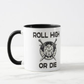 Roll hoog of matrijs 20 kant Dice Mok (Links)