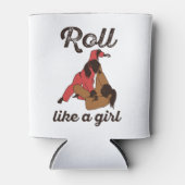 Roll like a Girl Jiu Jitsu Blikjeskoeler (Voorkant)