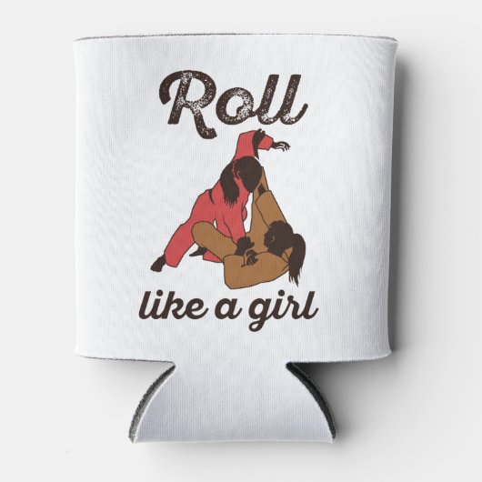 Roll like a Girl Jiu Jitsu Blikjeskoeler (Voorkant)