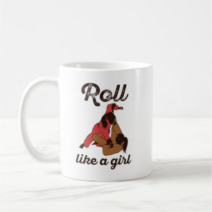 Roll like a Girl Jiu Jitus Koffiemok