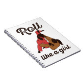 Roll like a Girl Jiu Jitus Notitieboek (Rechterzijde)