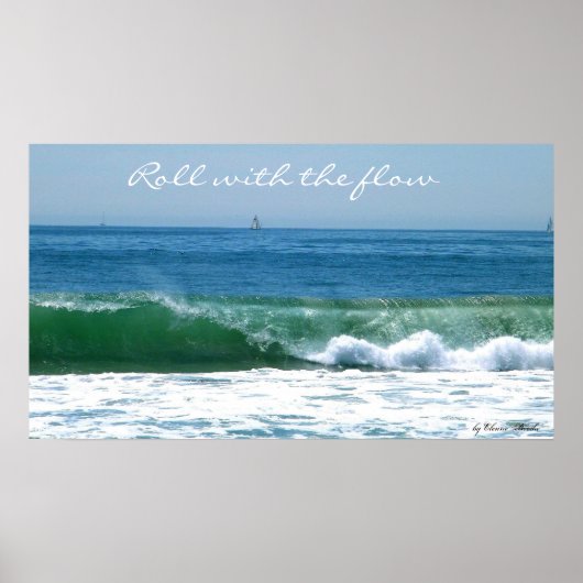 Roll met flow_Poster Poster (Voorkant)