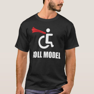 Roll Model Hero Cape Funny Rolstoel Pun Gift T-shirt