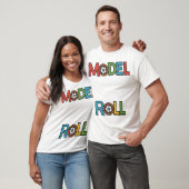 Roll Model Mannen basisshirt 👕✅ T-shirt (Unisex)
