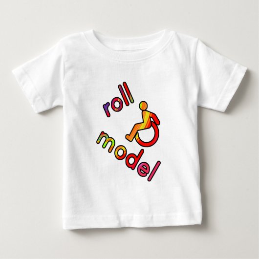 Roll Model - T - shirts voor gehandicapten - in he (Voorkant)