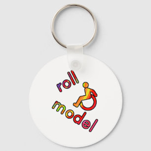 Roll Model - T - shirts voor gehandicapten - in he Sleutelhanger