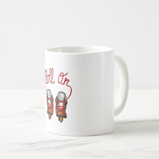 Roll on Aggressive Rollerblades Mok (Voorkant rechts)